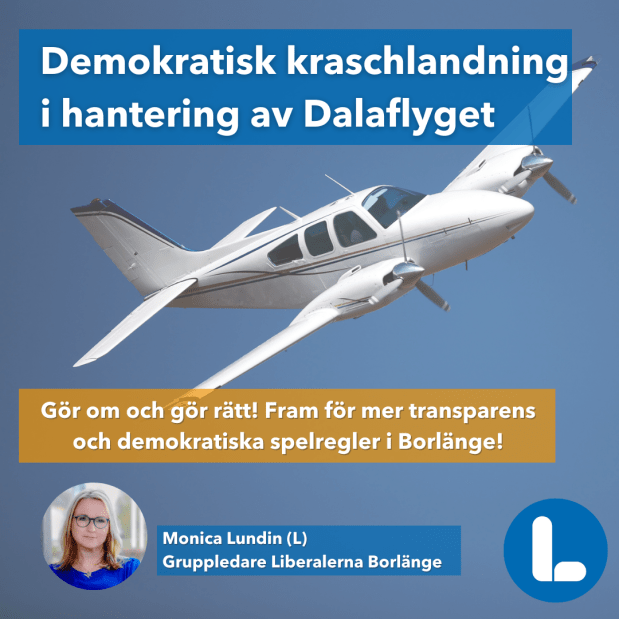 Dalaflyget – en utvärdering som kraschlandade&nbsp;demokratiskt